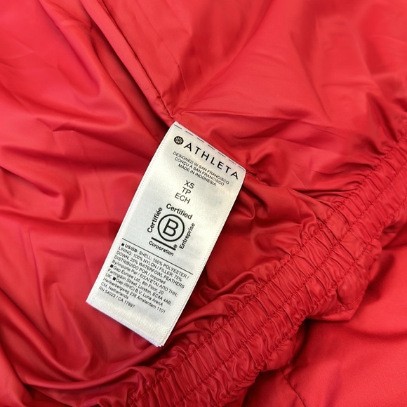 Athleta Red Puffer Jacket - Picture 10 of 15